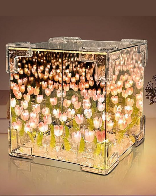 Tulip Cube Mirror Lamp